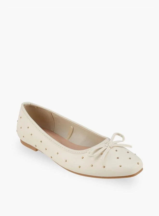 Celeste Women Studded Ballerina Shoes